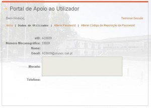 Isel - Script de alteração de dados