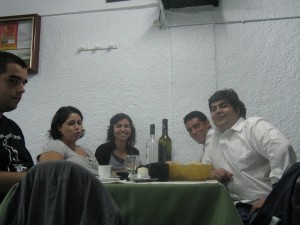 O final do jantar